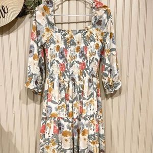 Baltic Born Marta Smocked Midi Dress